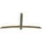 Ekena Millwork Bellingham Rough Sawn Timber Gable Bracket, Douglas Fir, 72"W x 36"H x 2"D x 4"F, 12/12 Pitch GBW072X36X0204BEL00RDF - alternate 2